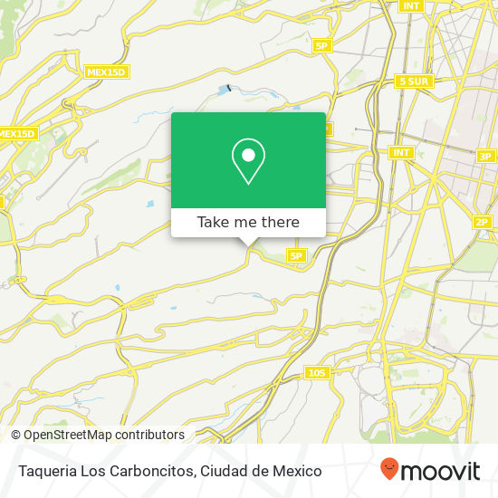 Mapa de Taqueria Los Carboncitos