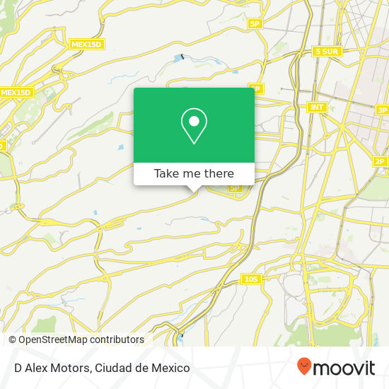 Mapa de D Alex Motors