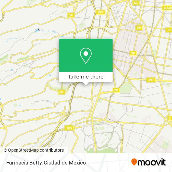 Mapa de Farmacia Betty