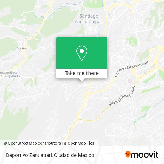 Mapa de Deportivo Zentlapatl