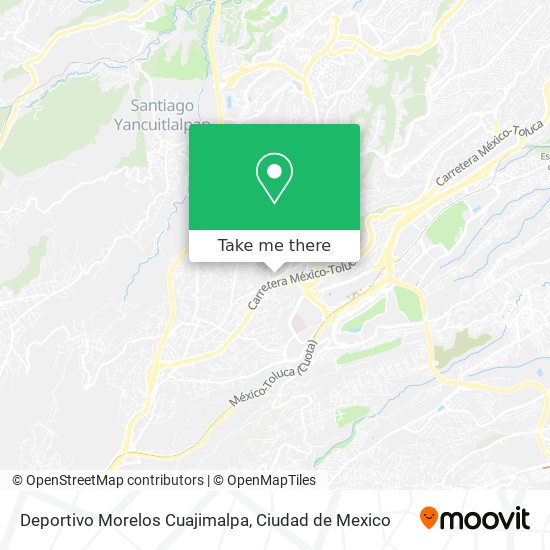 Deportivo Morelos Cuajimalpa map