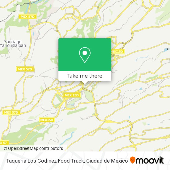 Taqueria Los Godinez Food Truck map