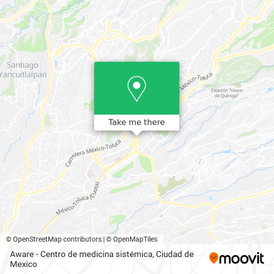 Aware - Centro de medicina sistémica map