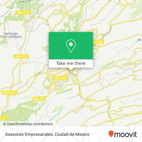 Asesores Empresariales map