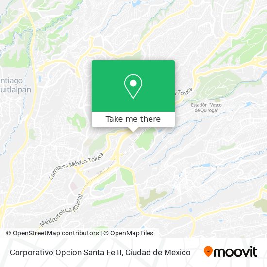 Corporativo Opcion Santa Fe II map