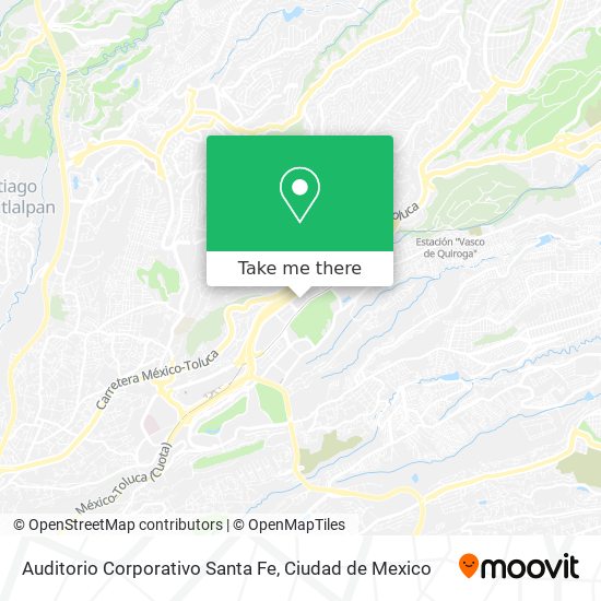 Auditorio Corporativo Santa Fe map