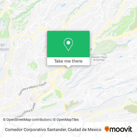 Comedor Corporativo Santander map