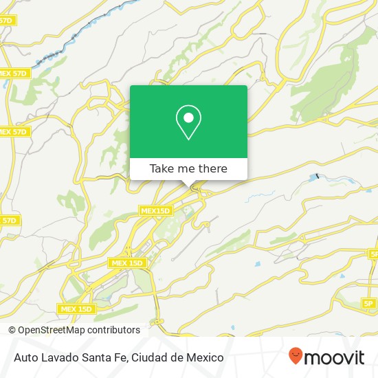 Auto Lavado Santa Fe map