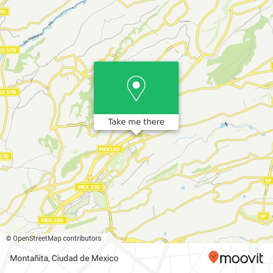 Montañita map