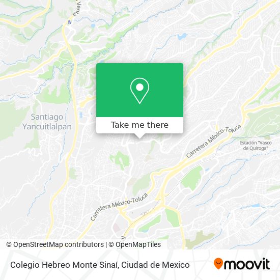 Colegio Hebreo Monte Sinaí map