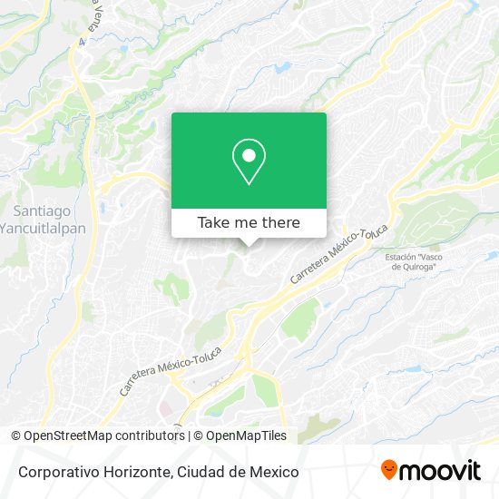 Corporativo Horizonte map
