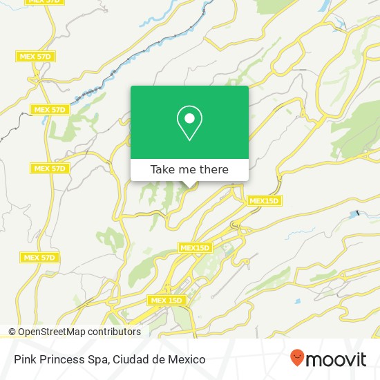 Pink Princess Spa map