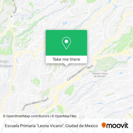 Escuela Primaria "Leona Vicario" map
