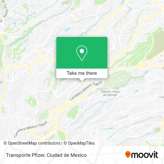 Transporte Pfizer map