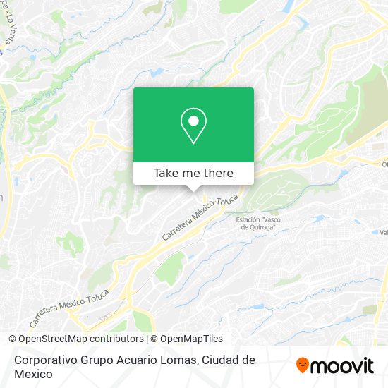 How to get to Corporativo Grupo Acuario Lomas in Naucalpan De Juárez by Bus  or Metro?