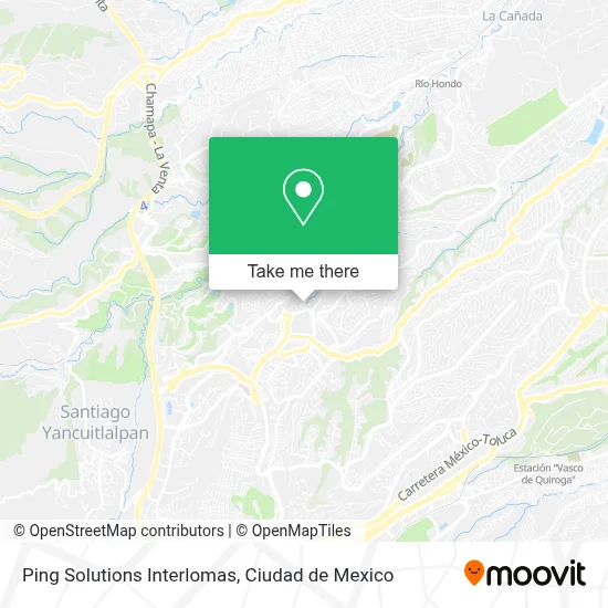Ping Solutions Interlomas map