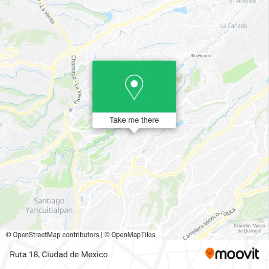 Mapa de Ruta 18