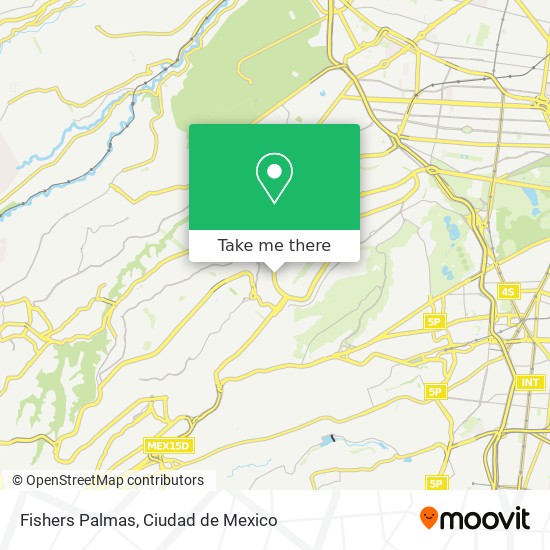 Fishers Palmas map
