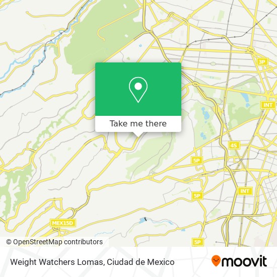 Mapa de Weight Watchers Lomas