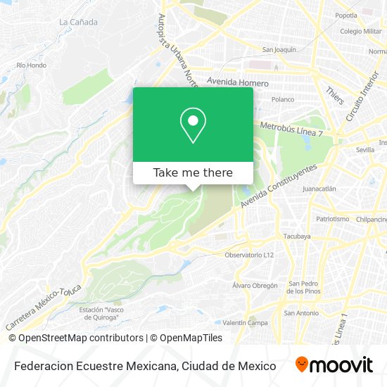 Federacion Ecuestre Mexicana map