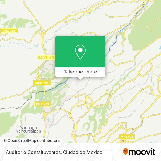 Mapa de Auditorio Constituyentes
