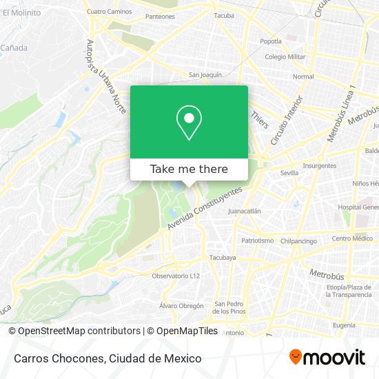 Carros Chocones map