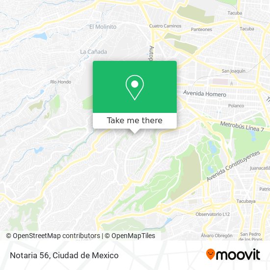 Mapa de Notaria 56