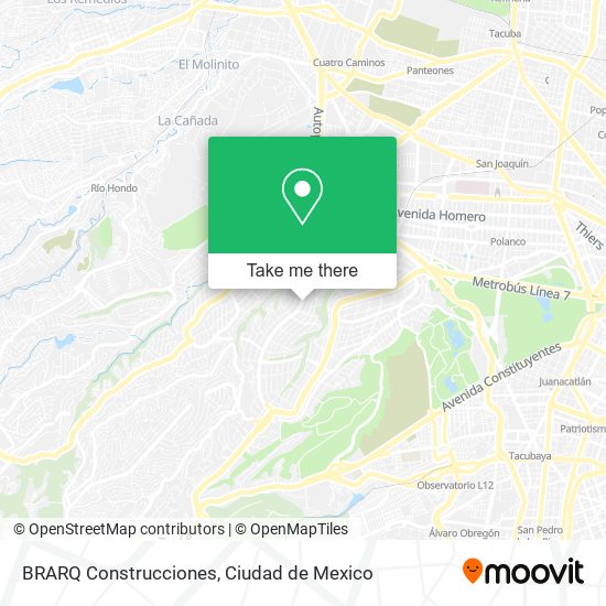 BRARQ Construcciones map