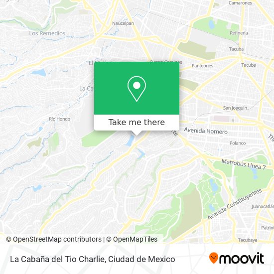 Mapa de La Cabaña del Tio Charlie