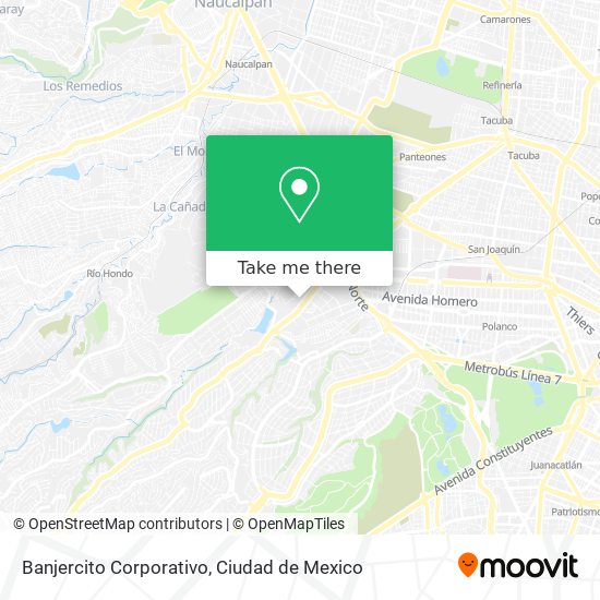 Banjercito Corporativo map