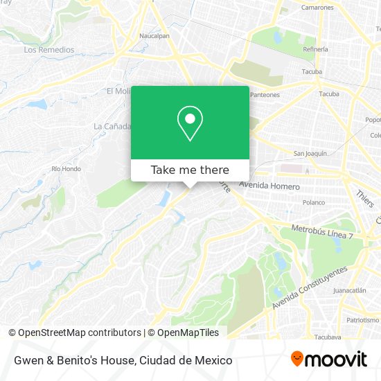 Gwen & Benito's House map