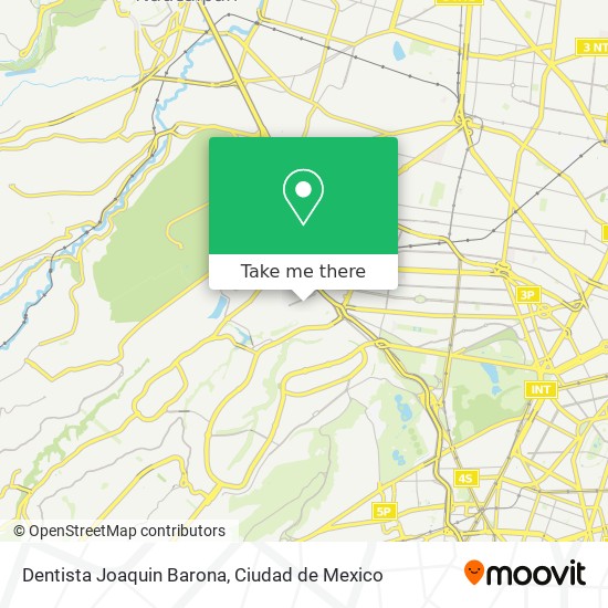Mapa de Dentista Joaquin Barona