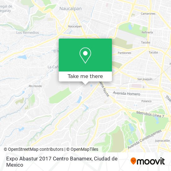 Mapa de Expo Abastur 2017 Centro Banamex
