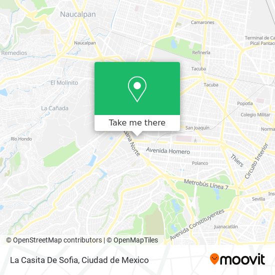 La Casita De Sofia map