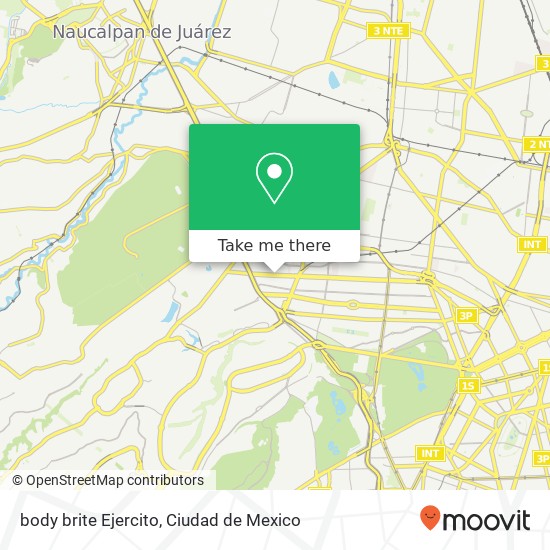 Mapa de body brite Ejercito