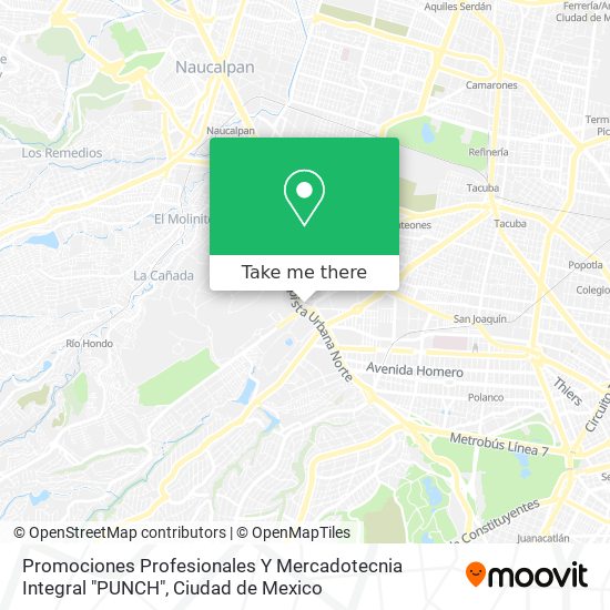 Mapa de Promociones Profesionales Y  Mercadotecnia Integral "PUNCH"