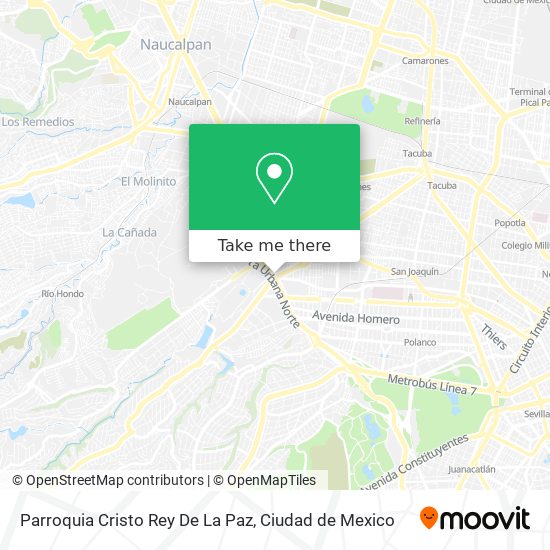 Parroquia Cristo Rey De La Paz map