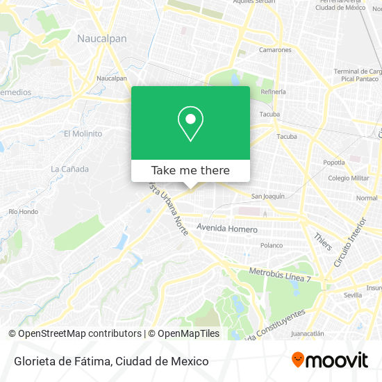 Mapa de Glorieta de Fátima