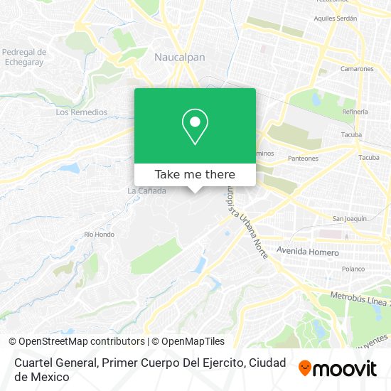 Mapa de Cuartel General, Primer Cuerpo Del Ejercito