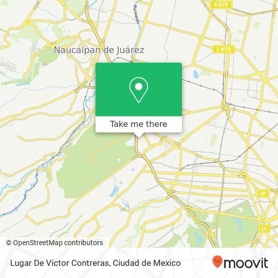 Lugar De Victor Contreras map