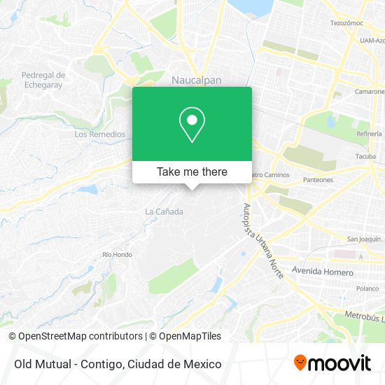 Old Mutual - Contigo map