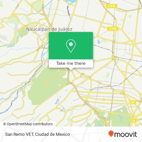 San Remo VET map