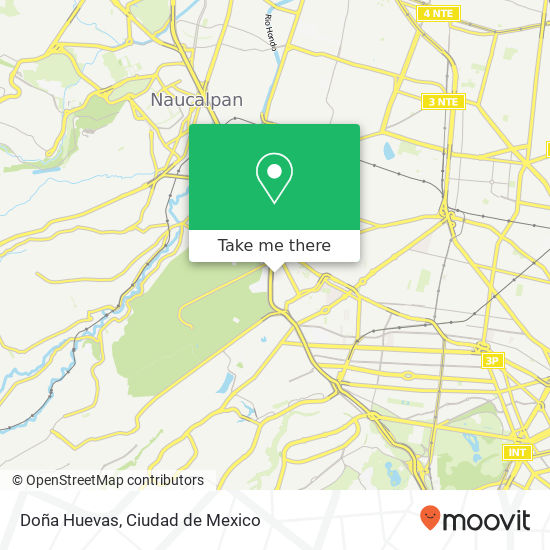 Doña Huevas map