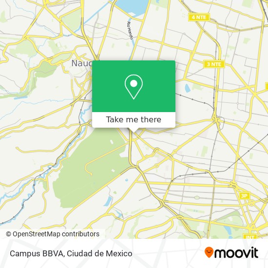 Campus BBVA map