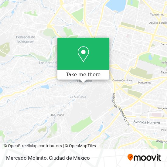 Mercado Molinito map