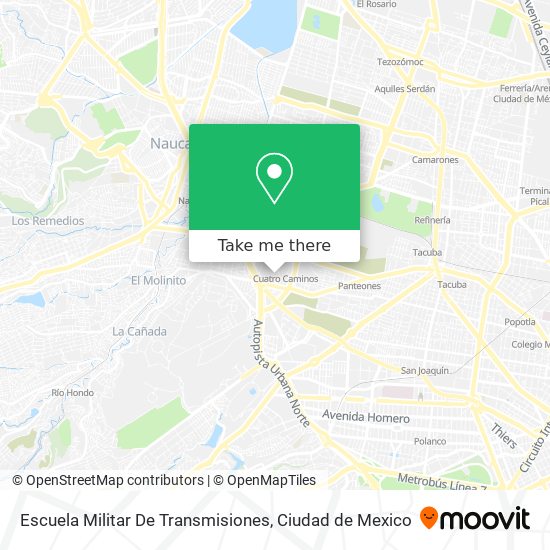 Mapa de Escuela Militar De Transmisiones