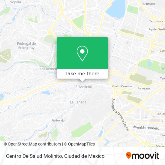 Mapa de Centro De Salud Molinito
