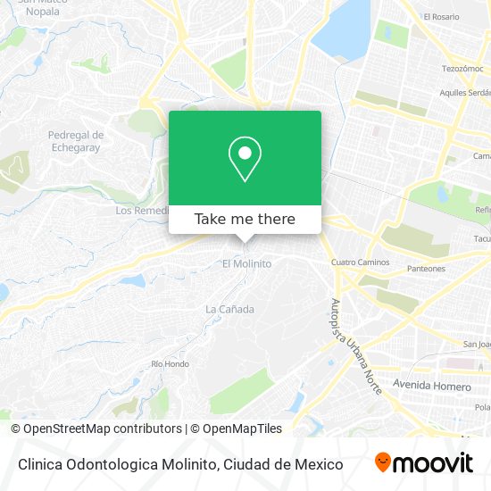 Clinica Odontologica Molinito map