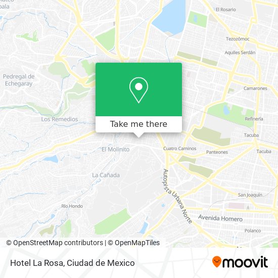 Hotel La Rosa map