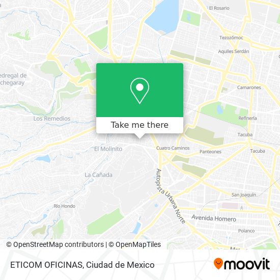 Mapa de ETICOM OFICINAS